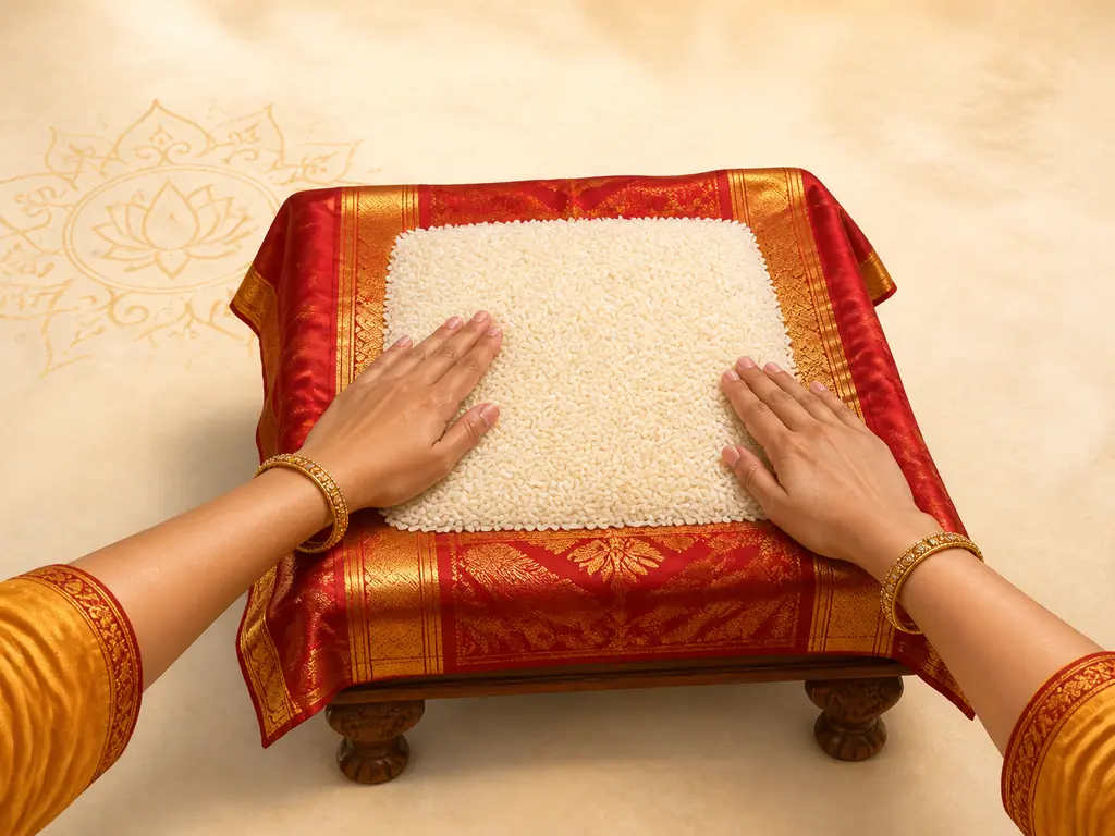 चौकी — गणेश पूजा विधि