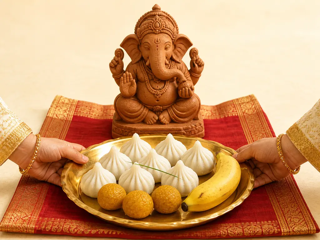 नैवेद्य — गणेश पूजा विधि