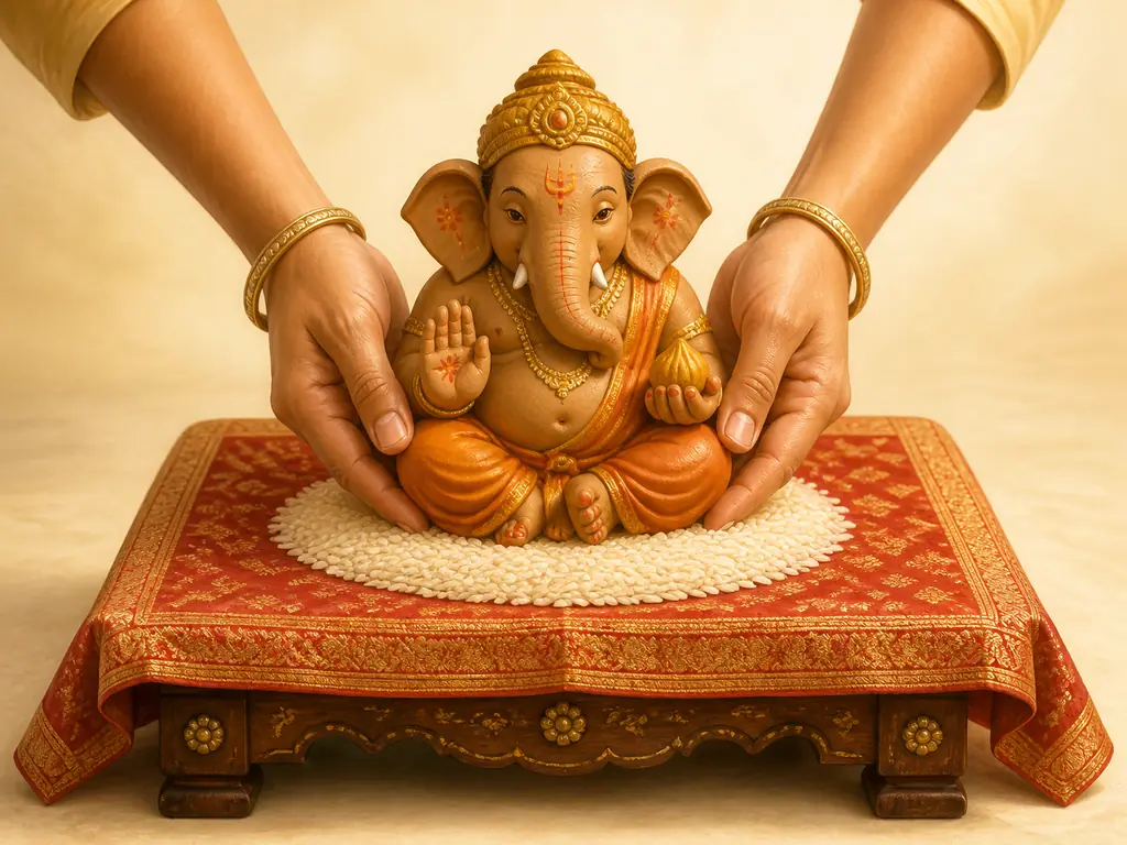 प्राण-प्रतिष्ठा — गणेश पूजा विधि