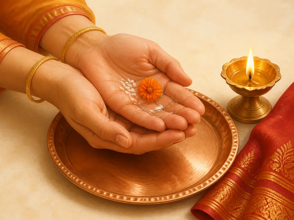 संकल्प — गणेश पूजा विधि