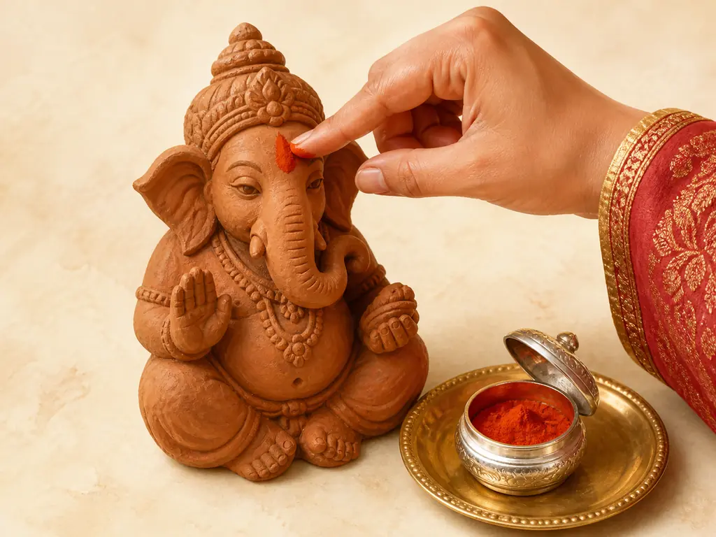 सिंदूर — गणेश पूजा विधि