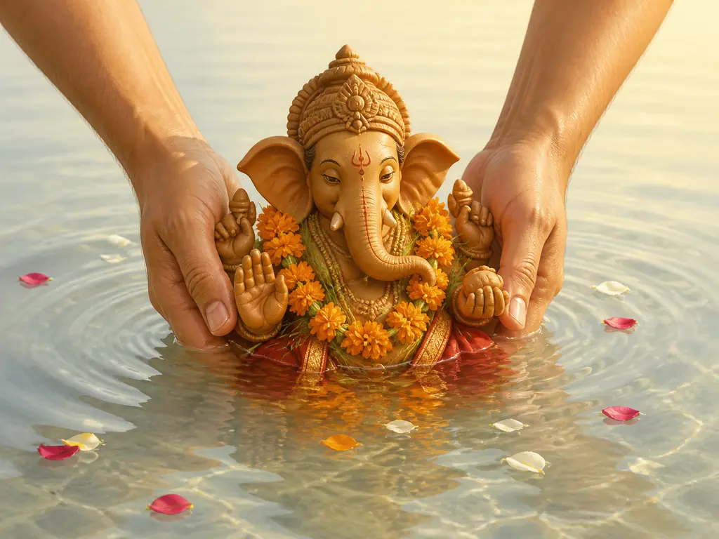विसर्जन — गणेश पूजा विधि